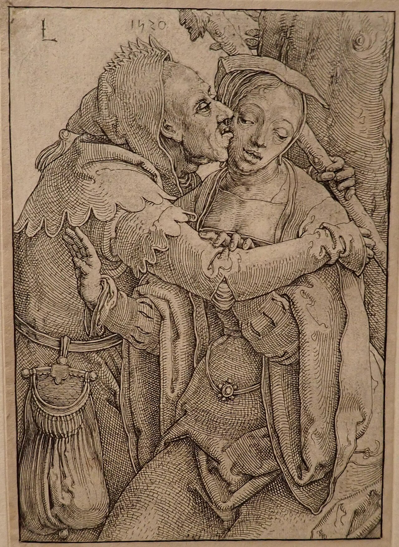 A Fool and a Woman (Lucas van Leyden) by Lucas van Leyden