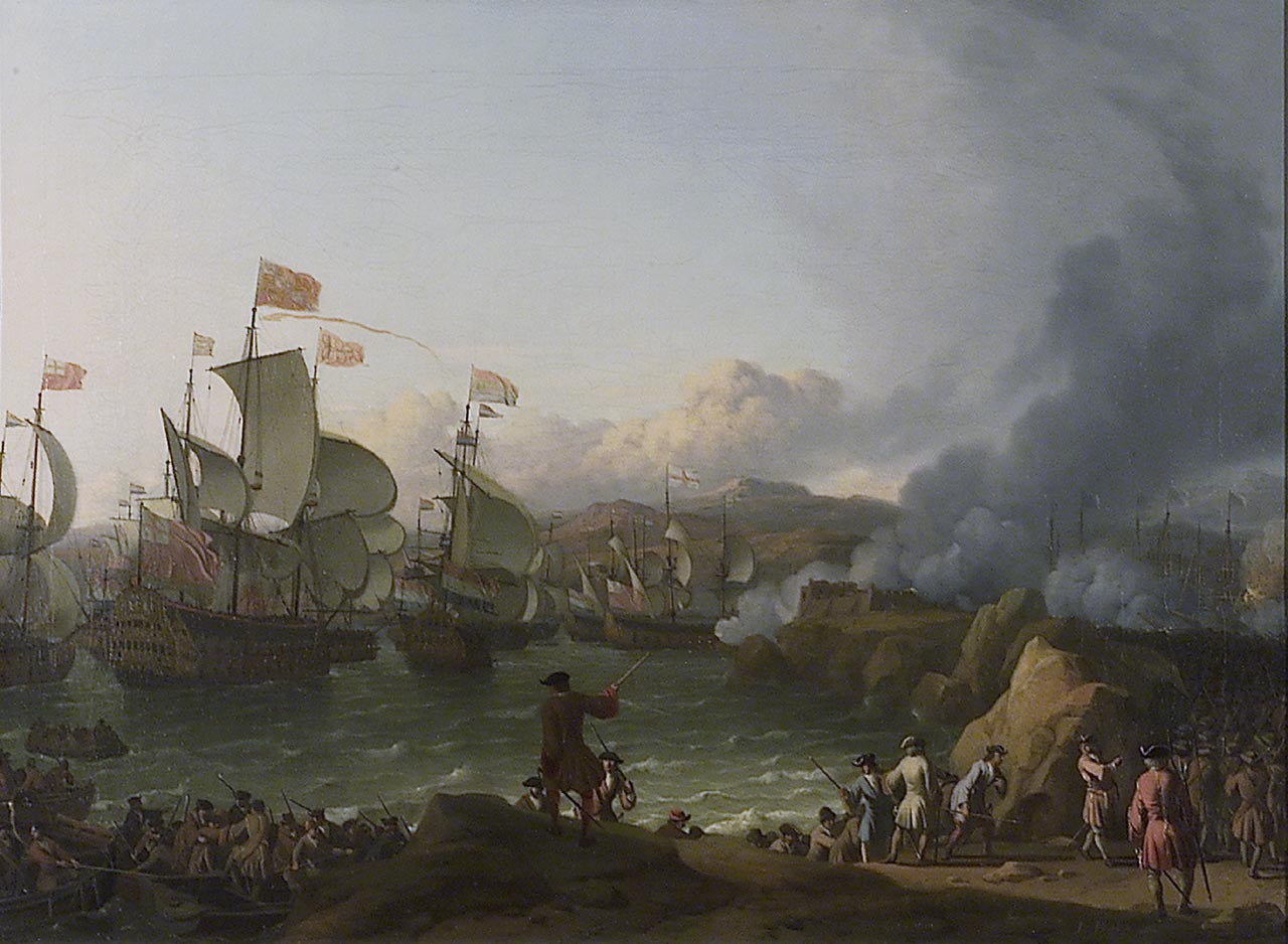 The Battle of Vigo Bay, October 12, 1702 by Ludolf Bakhuizen