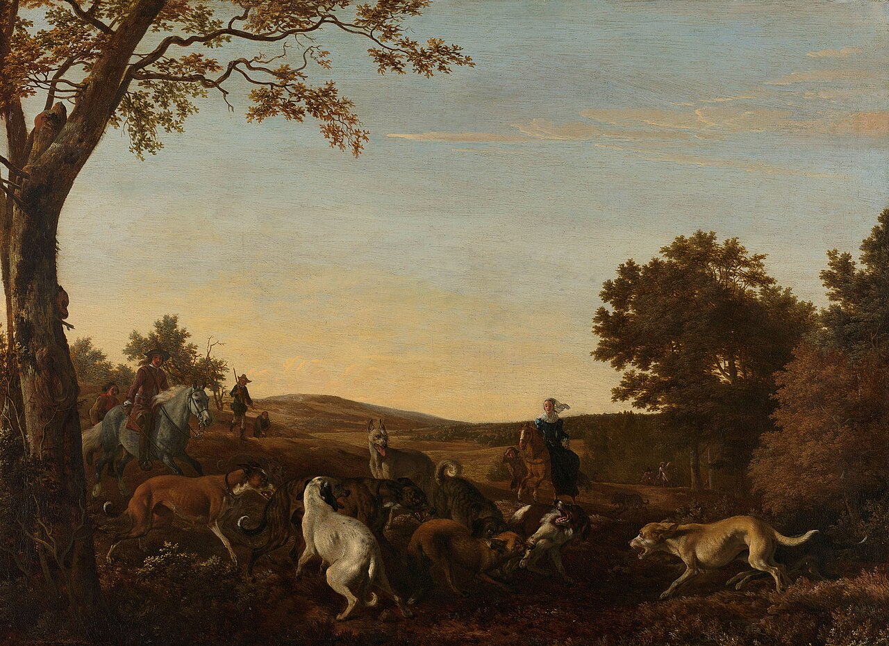 The fox hunt by Ludolf de Jongh
