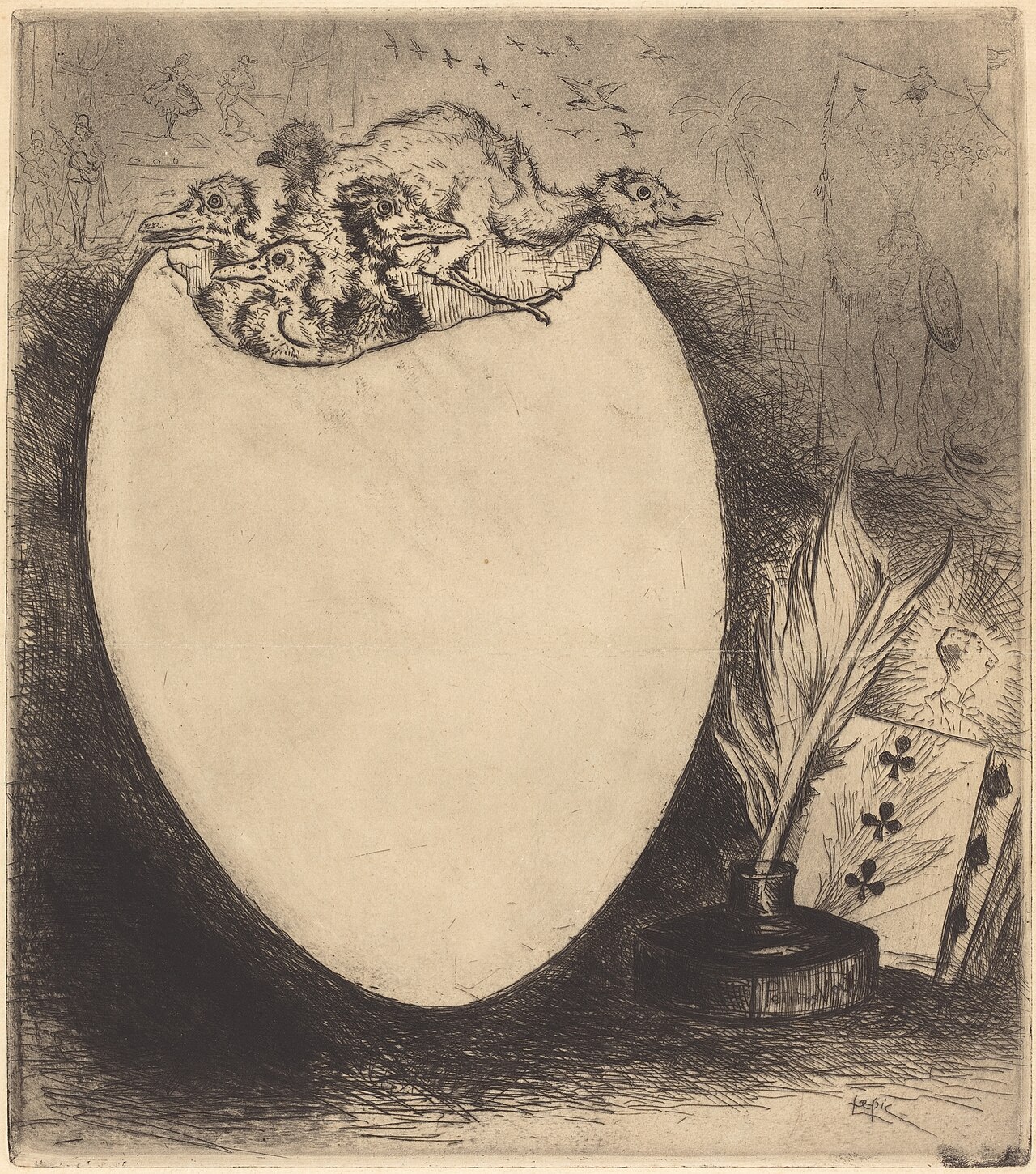 Les Oeufs de Pâques by Ludovic-Napoléon Lepic