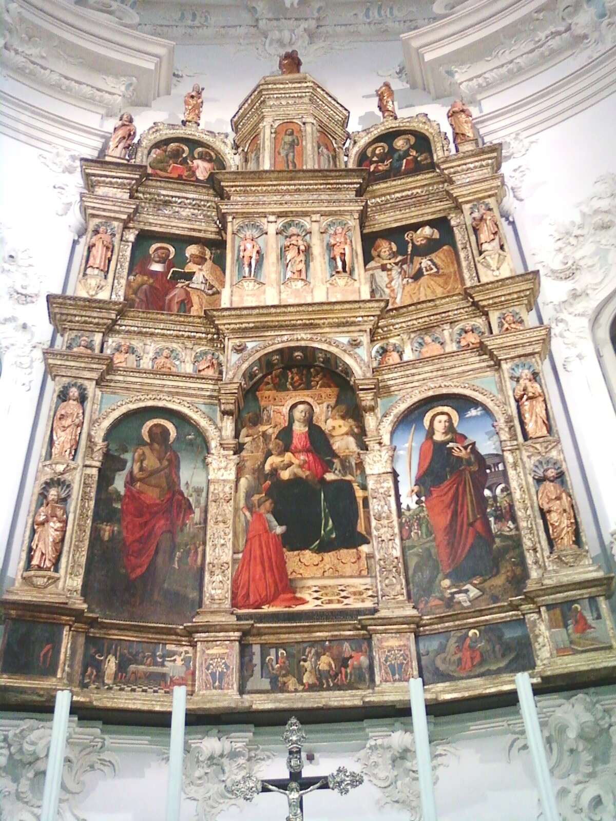Della Rovere polyptych by Ludovico Brea