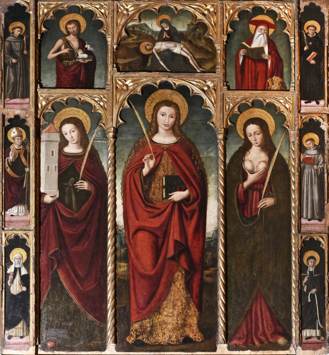 polyptych of Santa Devota by Ludovico Brea