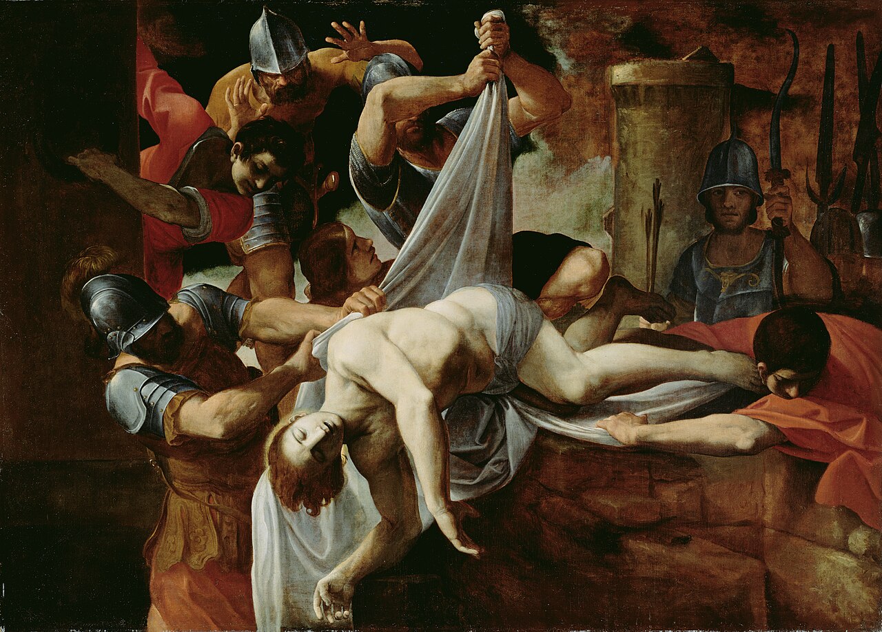 St. Sebastian Thrown into the Cloaca Maxima by Ludovico Carracci