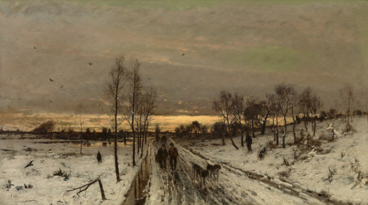 Winter Landscape by Ludvig Munthe