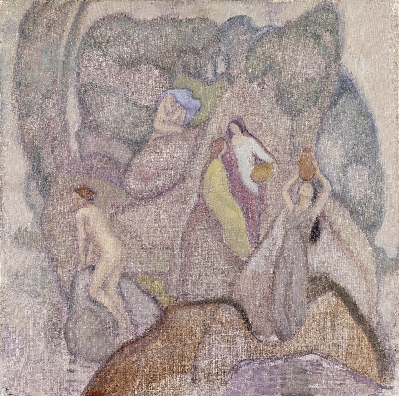 Die Insel by Ludwig von Hofmann