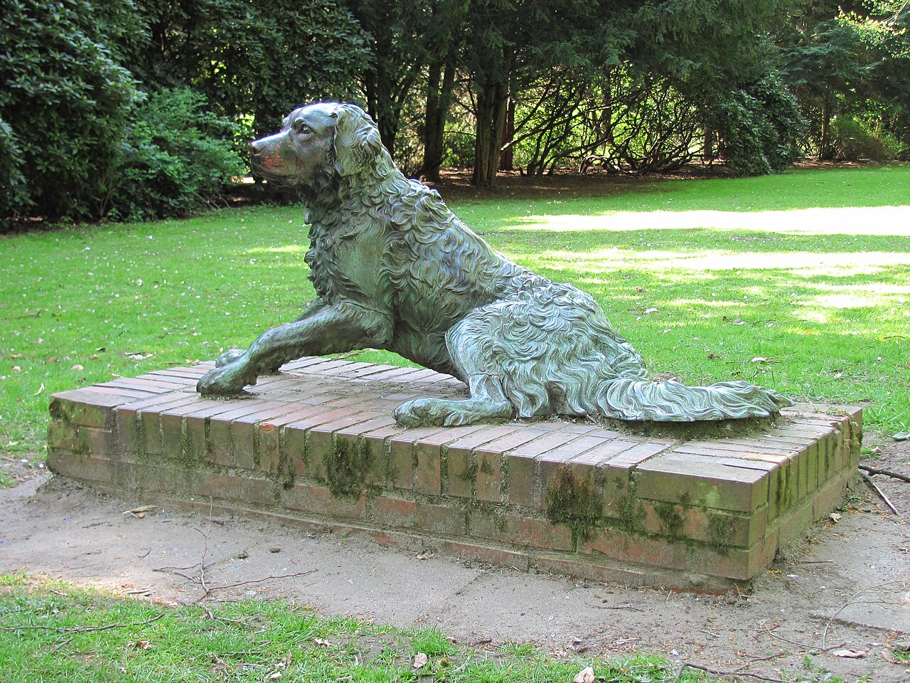 Liegender Hund by Ludwig Wilhelm Wichmann
