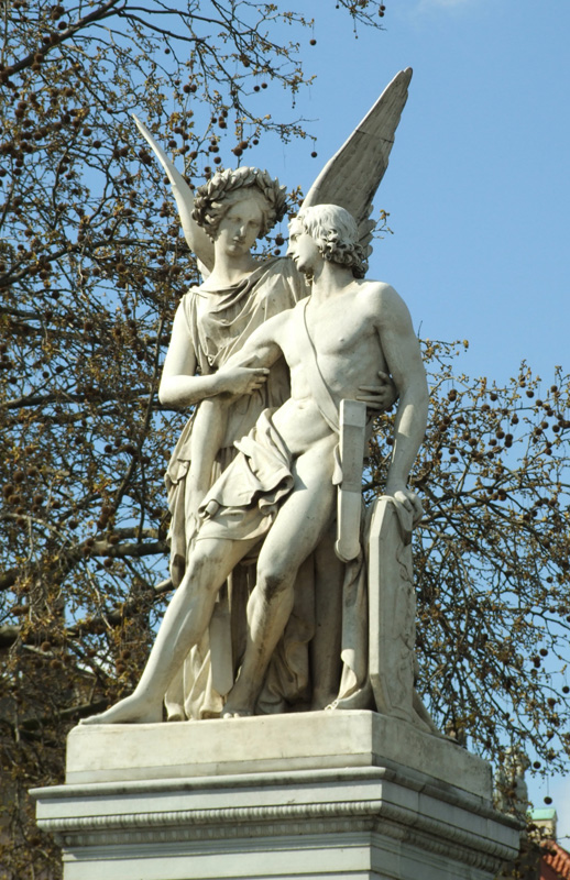 Nike Assists the Wounded Warrior by Ludwig Wilhelm Wichmann