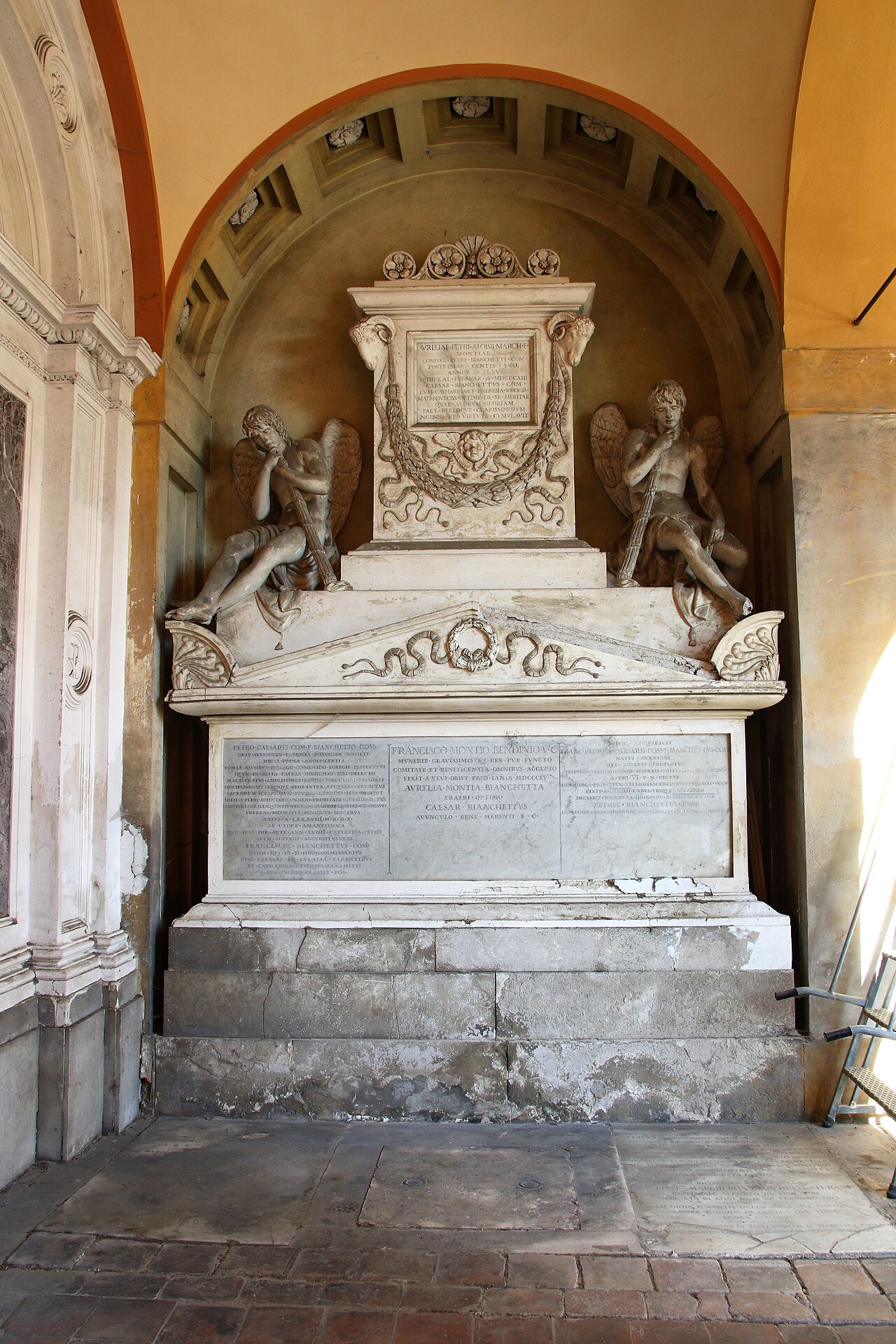 Grave of Monti Bendini by Luigi Acquisti