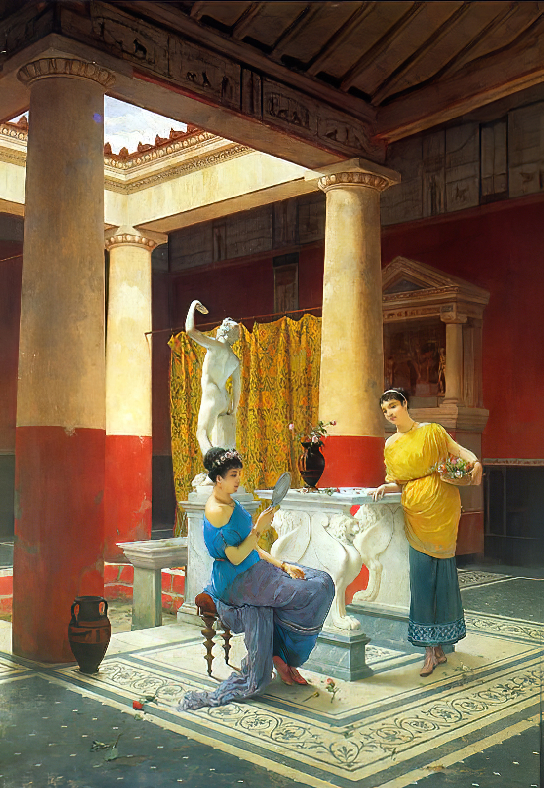Beauties in an Interior by Luigi Bazzani