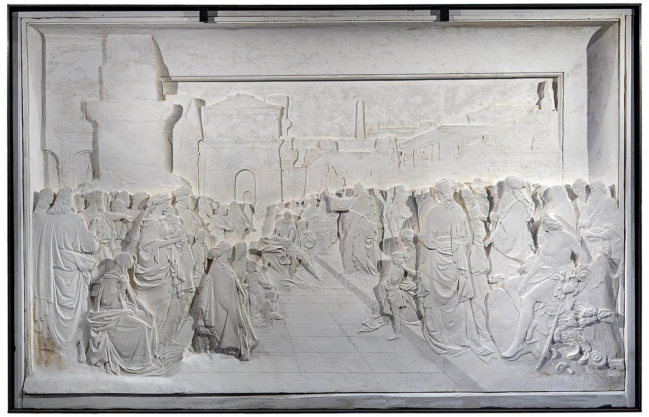 The healing of the possessed man by Luigi Borro