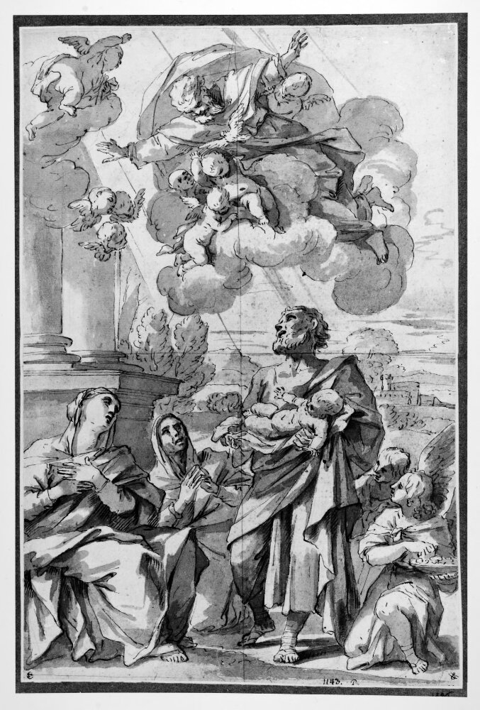 Simeon with the Christ Child in his arms by Luigi Garzi
