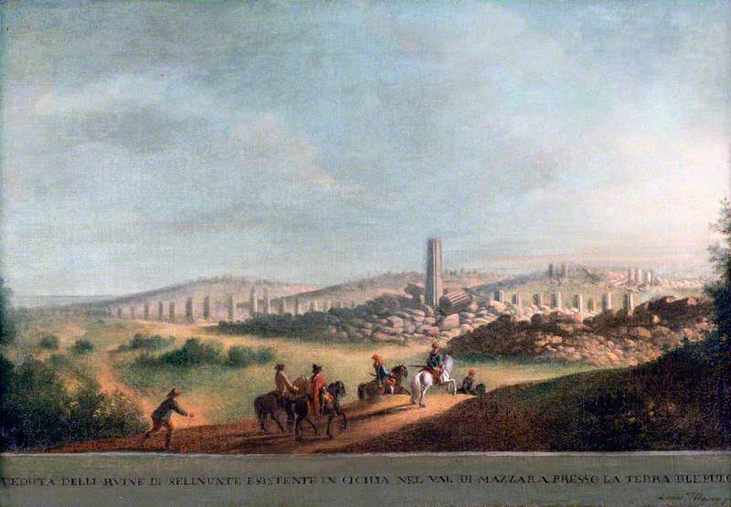 View of the Ruins of Selinunte (6 of 6) by Luigi Mayer