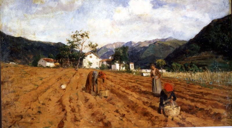 The potato harvest by Luigi Nono