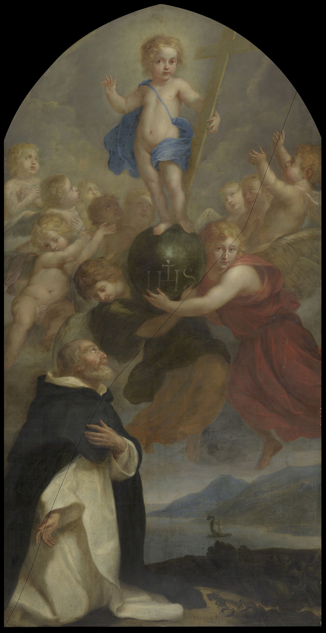 Saint Raymund of Pennafort Venerating the Child by Luigi Primo