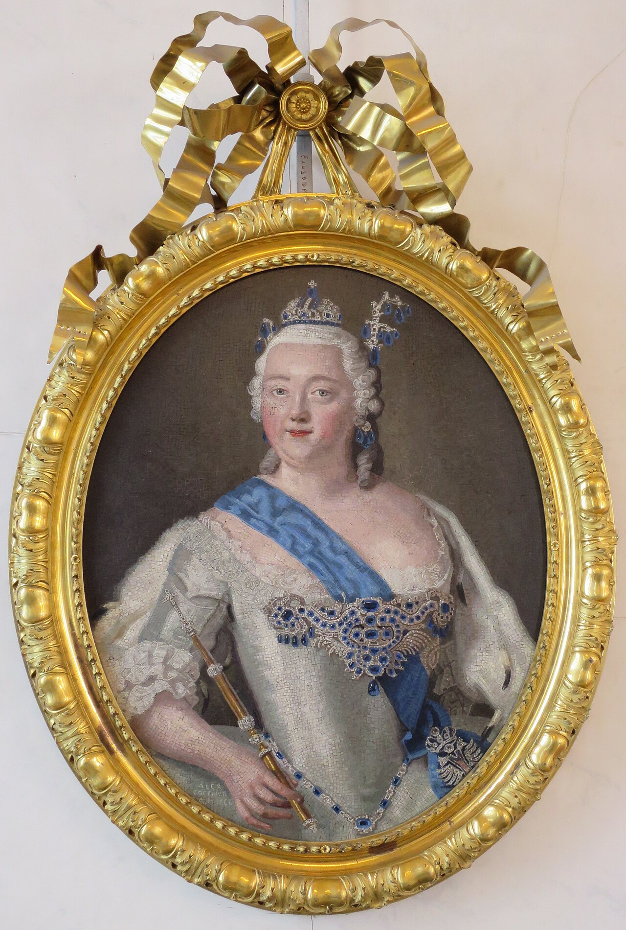 Portrait of Empress Elizabeth Petrovna by Luigi Valadier
