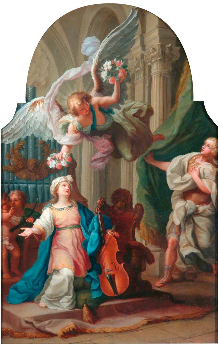 Saint Cecilia by Luigi Vanvitelli