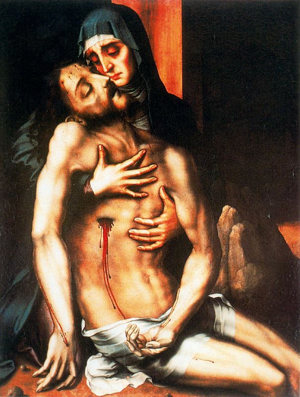 Pietà by Luis de Morales
