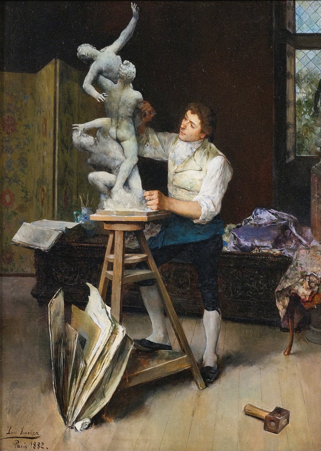 The Sculptor by Luis Jiménez Aranda