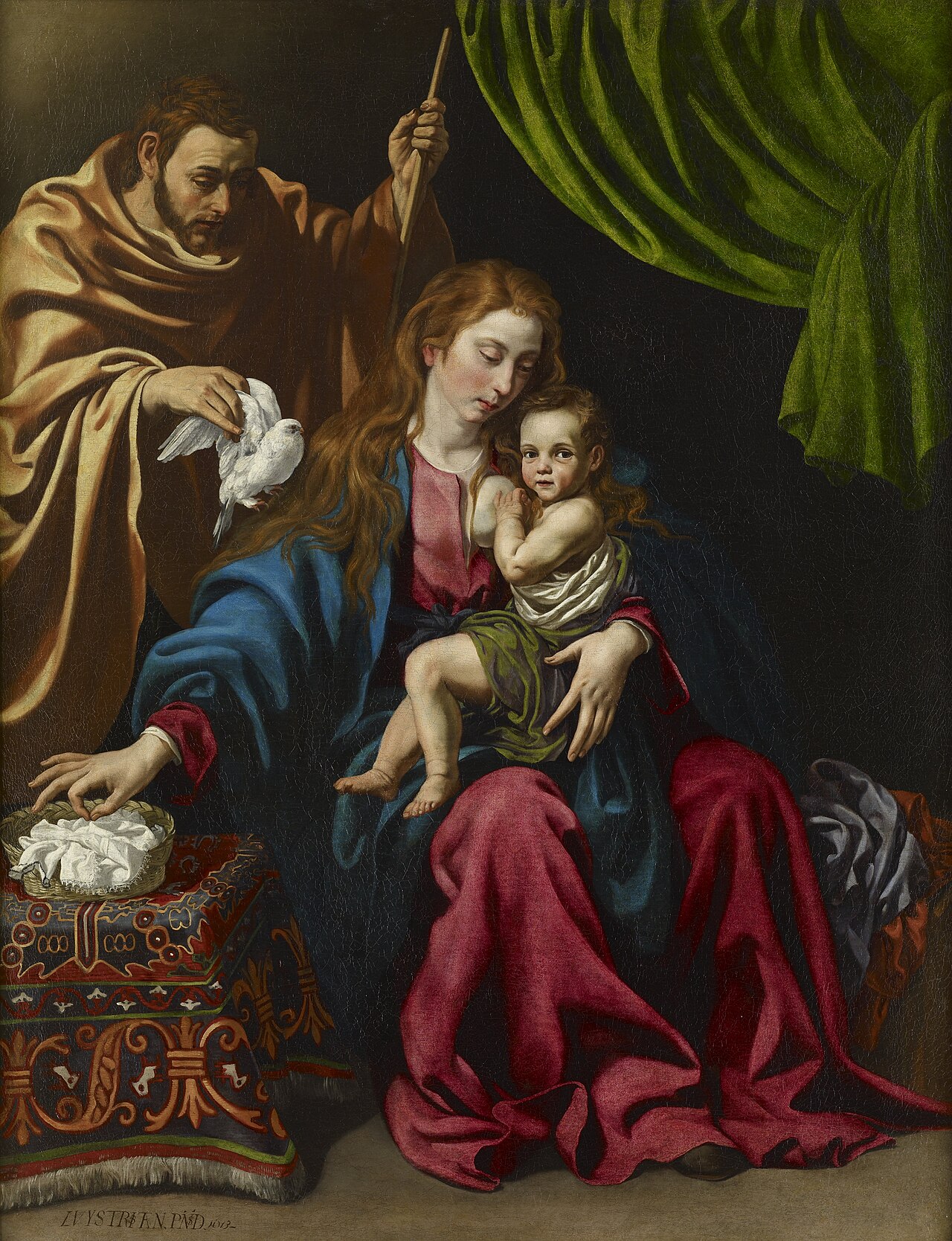 Holy Family by Luis Tristán