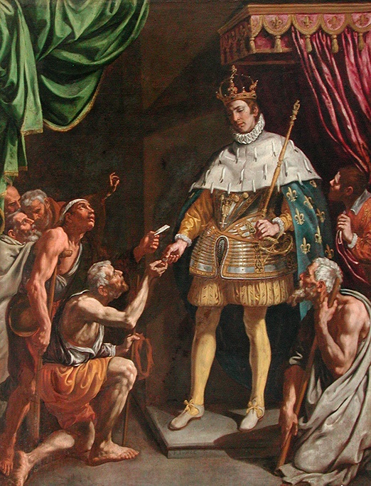 Saint Louis Giving Alms by Luis Tristán