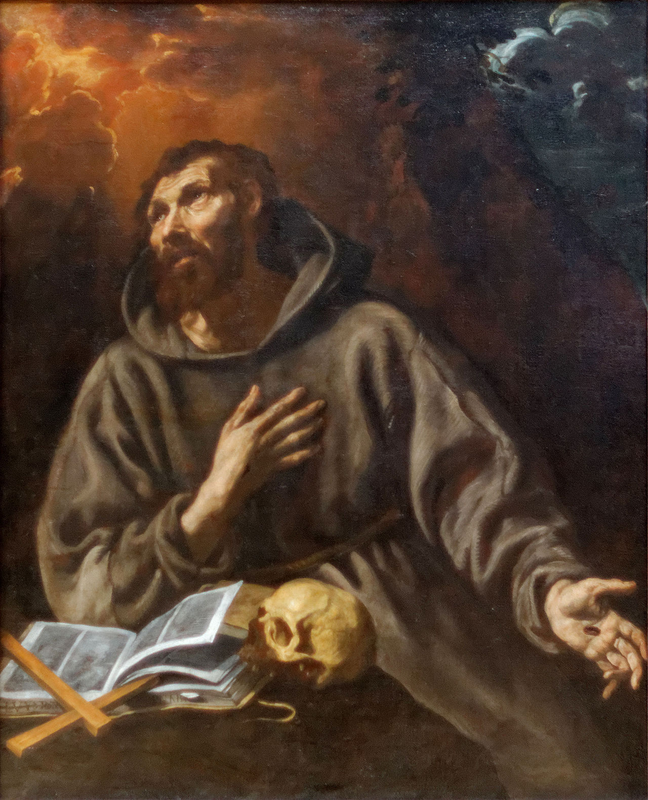 The Vision of St Francis of Assisi by Luis Tristán