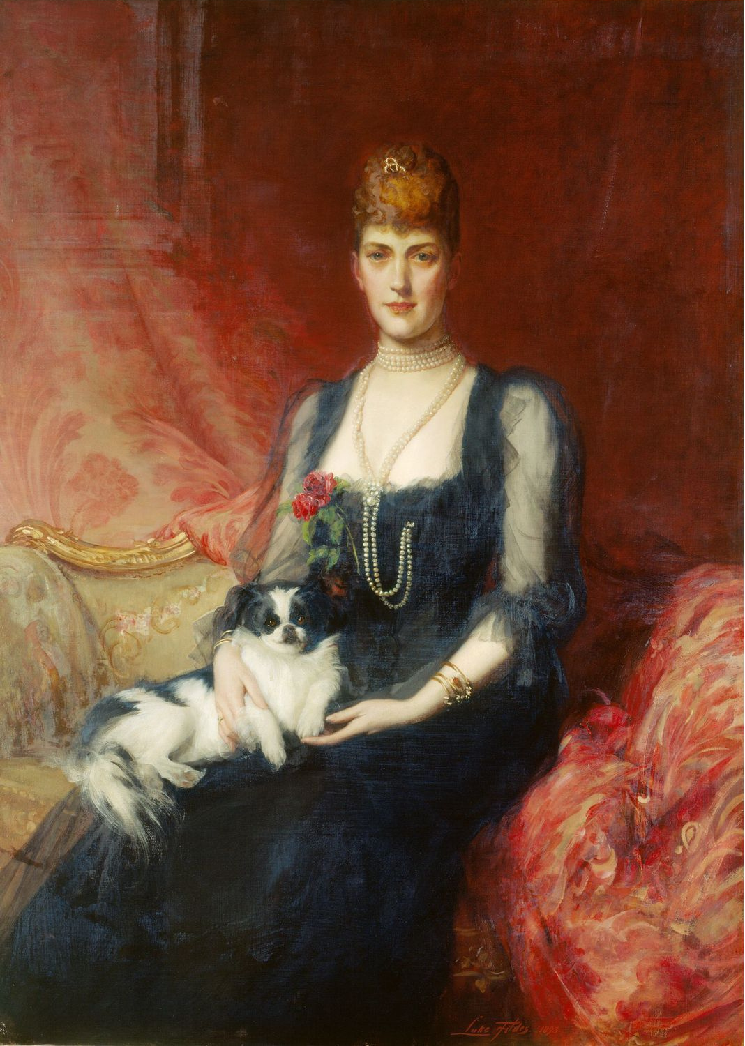 Queen Alexandra, when Princess of Wales by Luke Fildes