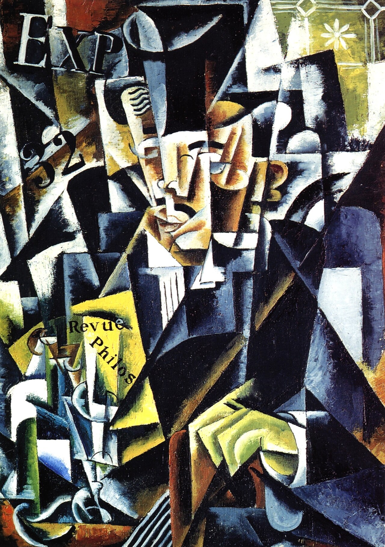 Portrait of a Philosopher by Lyubov Popova