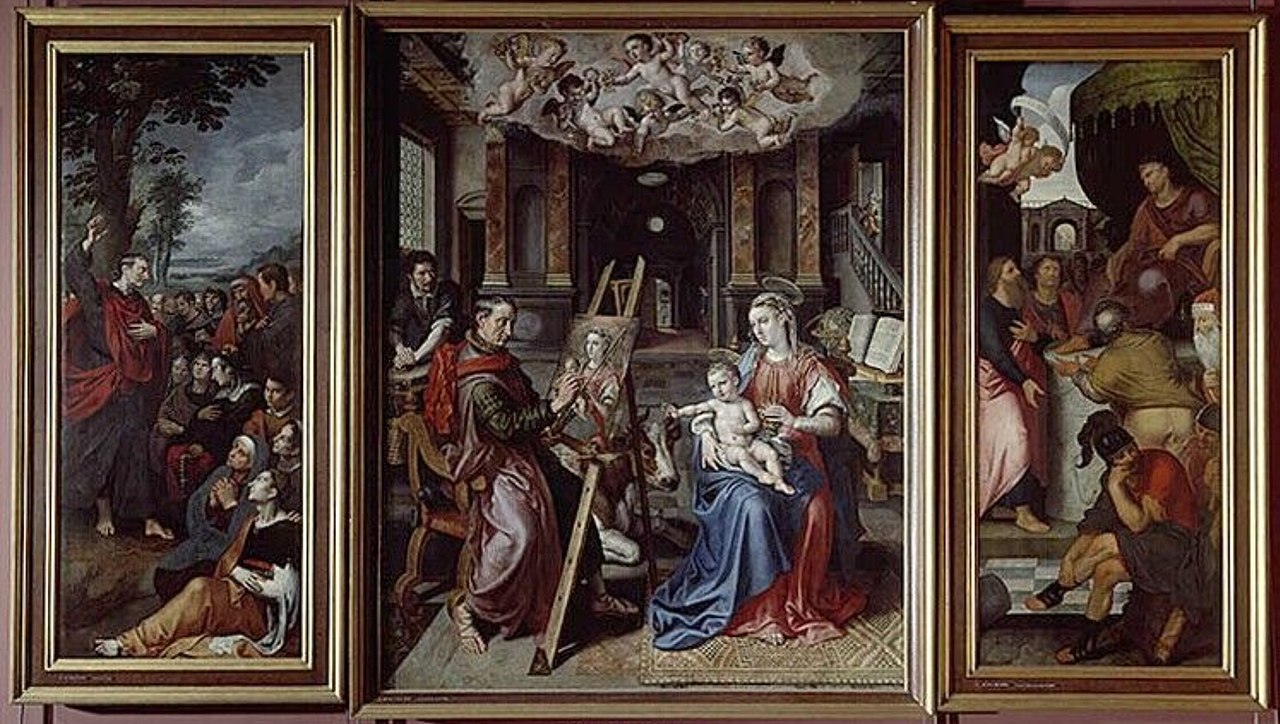 Altarpiece of the Guild of Saint Luke by Maarten Pepyn