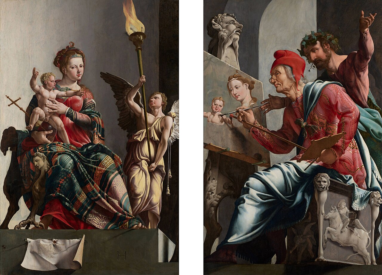 St. Luke painting the Virgin by Maarten van Heemskerck