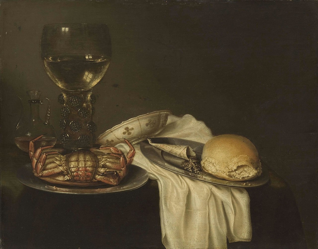 Still Life with a Roemer by Maerten Boelema de Stomme