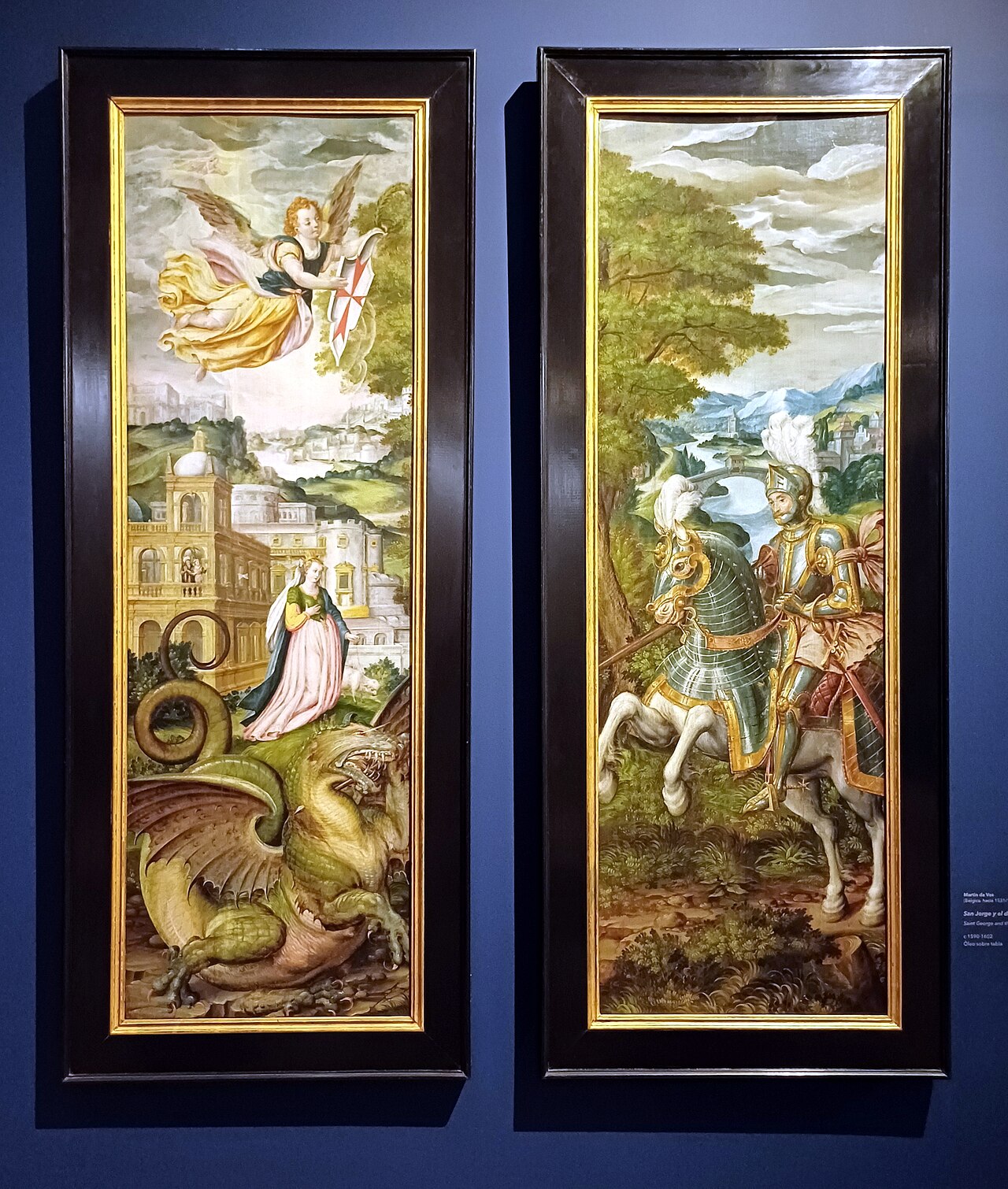 Saint George and the dragon by Maerten de Vos