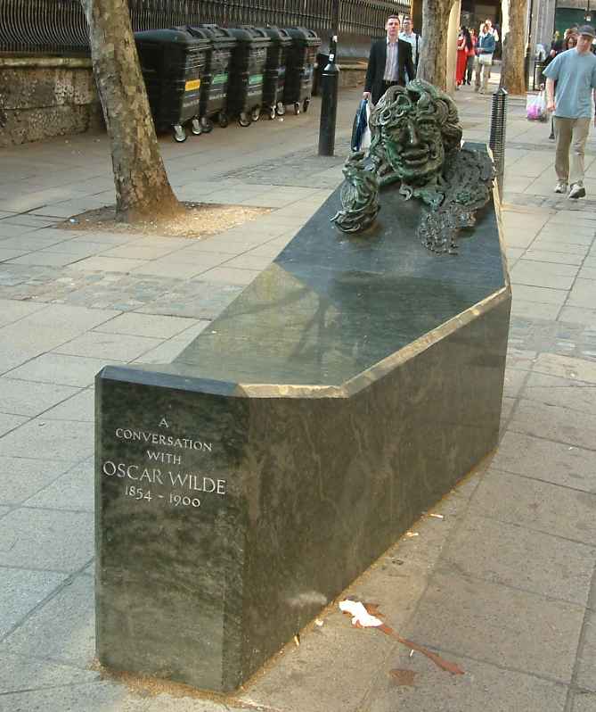 A Conversation with Oscar Wilde by Maggi Hambling