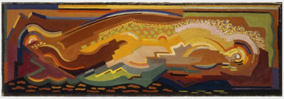 An Abstract Composition by Mainie Harriet Jellett