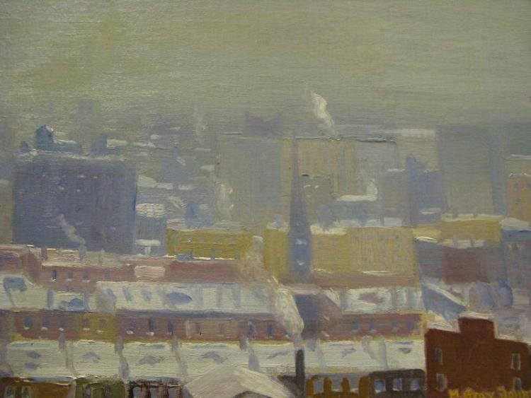 Bit of New York (Winter) by Malvin Gray Johnson