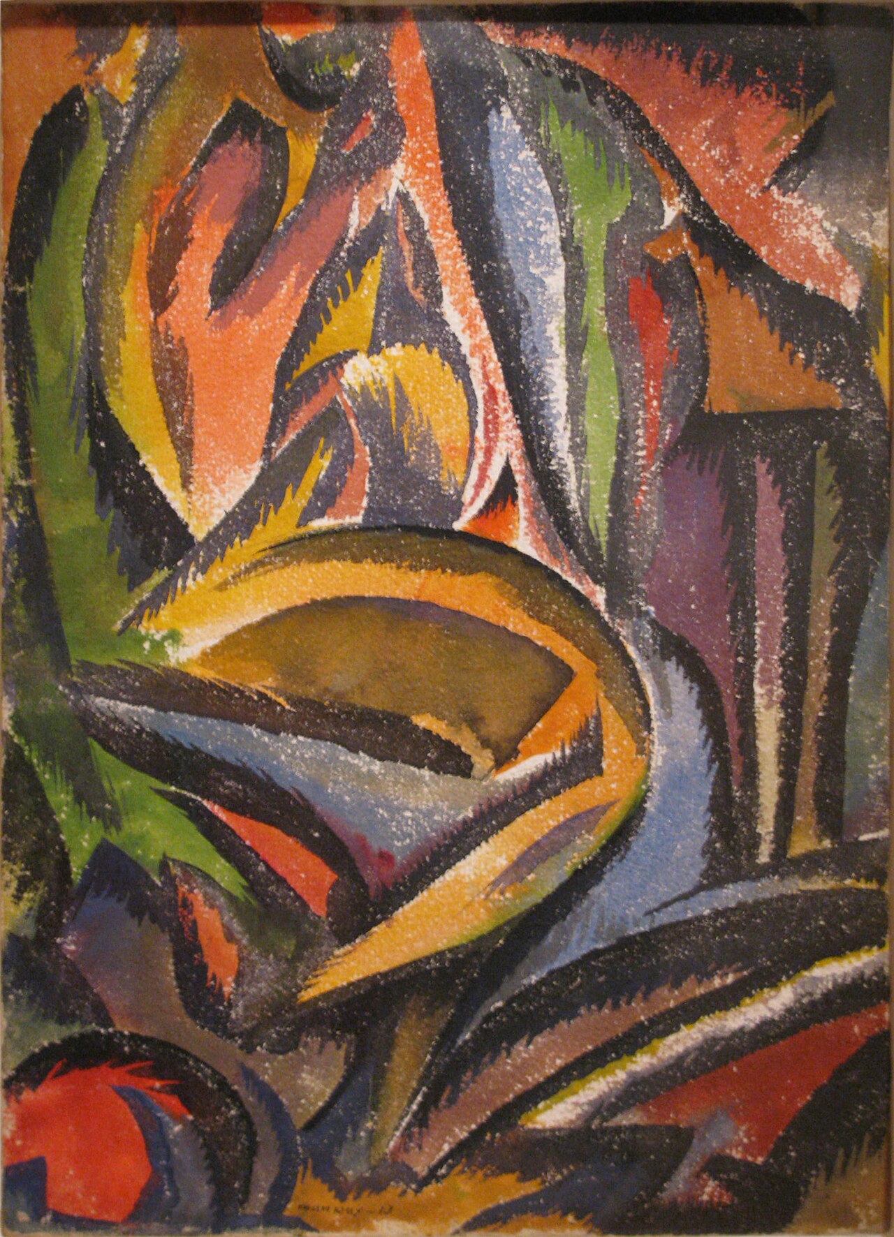 Landscape (Paysage Fauve) by Man Ray
