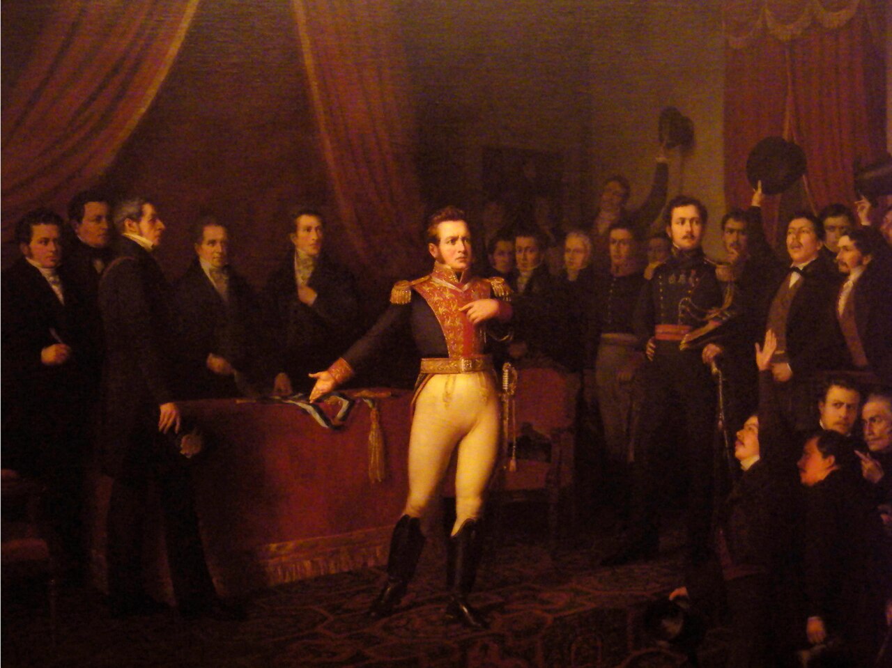 Abdication of O'Higgins by Manuel Antonio Caro