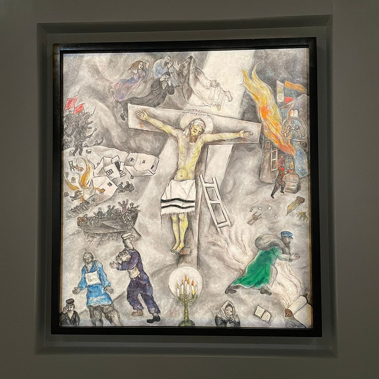 White Crucifixion by Marc Chagall