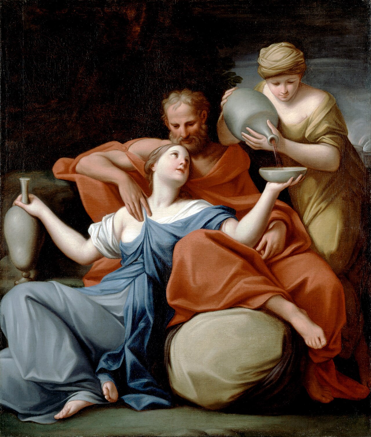 Lot and his Daughters by Marcantonio Franceschini