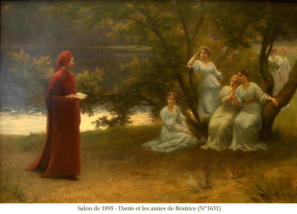 Dante and Beatrice's friends by Marcel Rieder