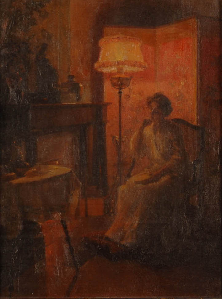 Evening Reading by Marcel Rieder