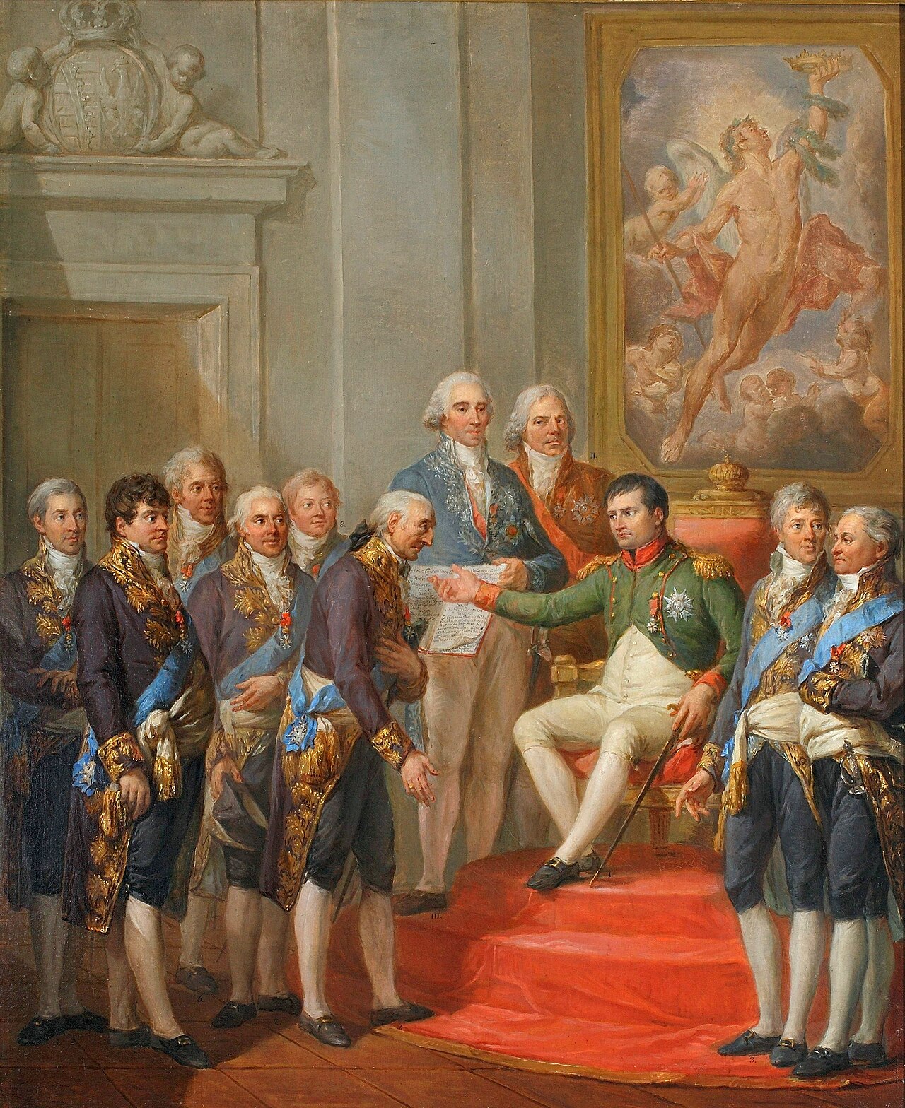 Granting of the Constitution of the Duchy of Warsaw by Napoleon, 22 VII 1807. by Marcello Bacciarelli