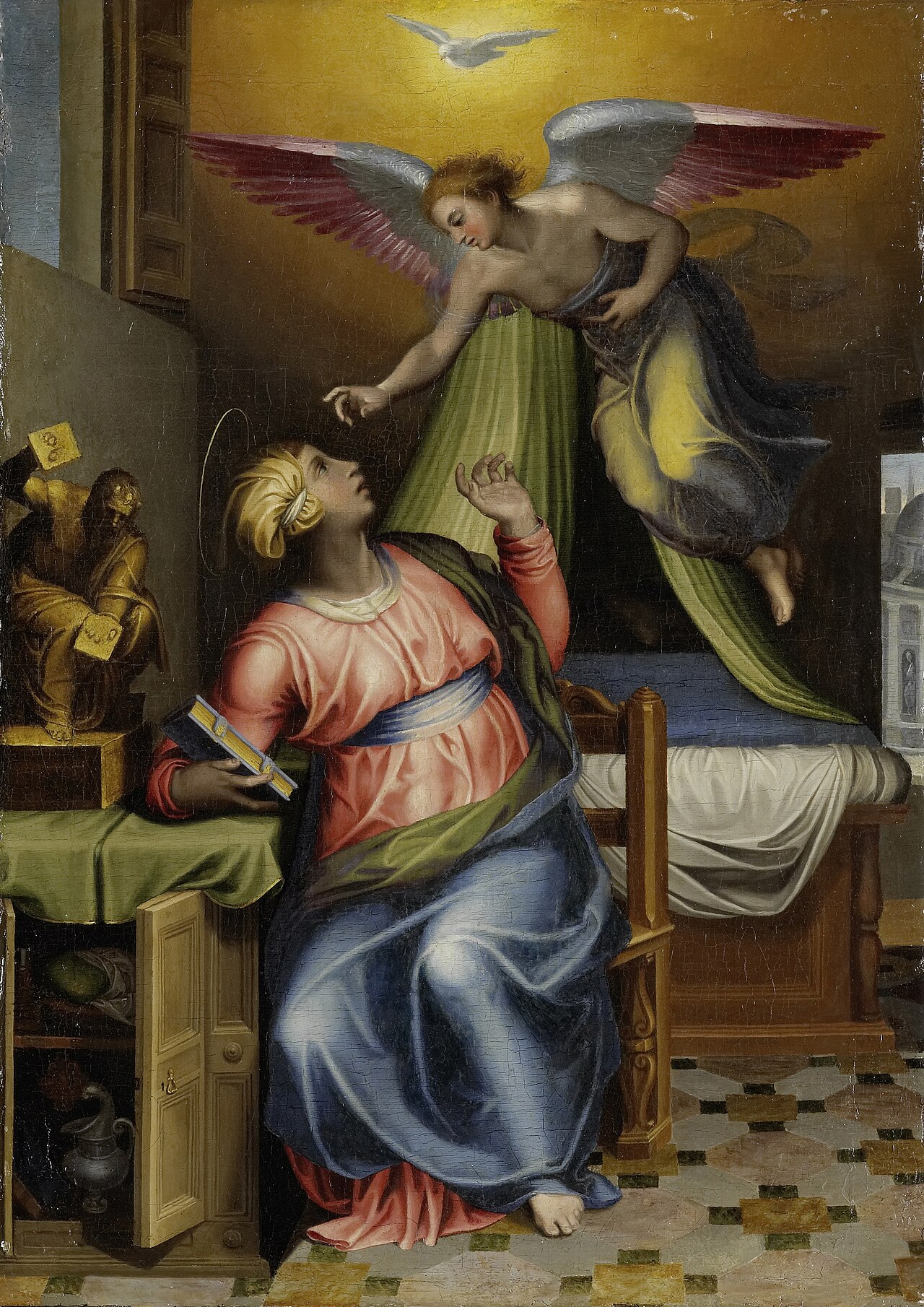 Annunciation to the Virgin by Marcello Venusti