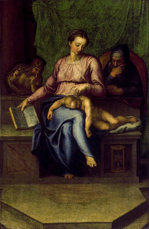 The Holy Family (Il Silenzio) by Marcello Venusti