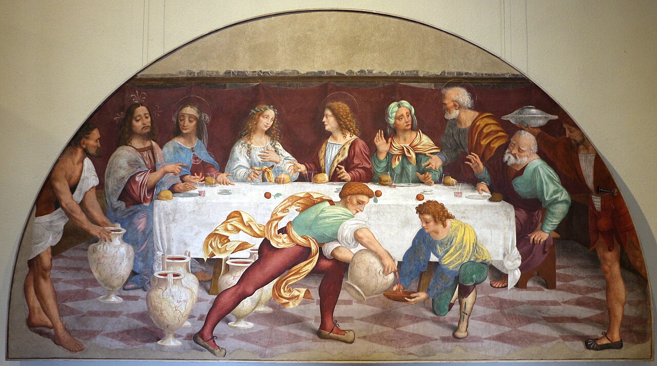 Marriage at Cana by Marco d'Oggiono