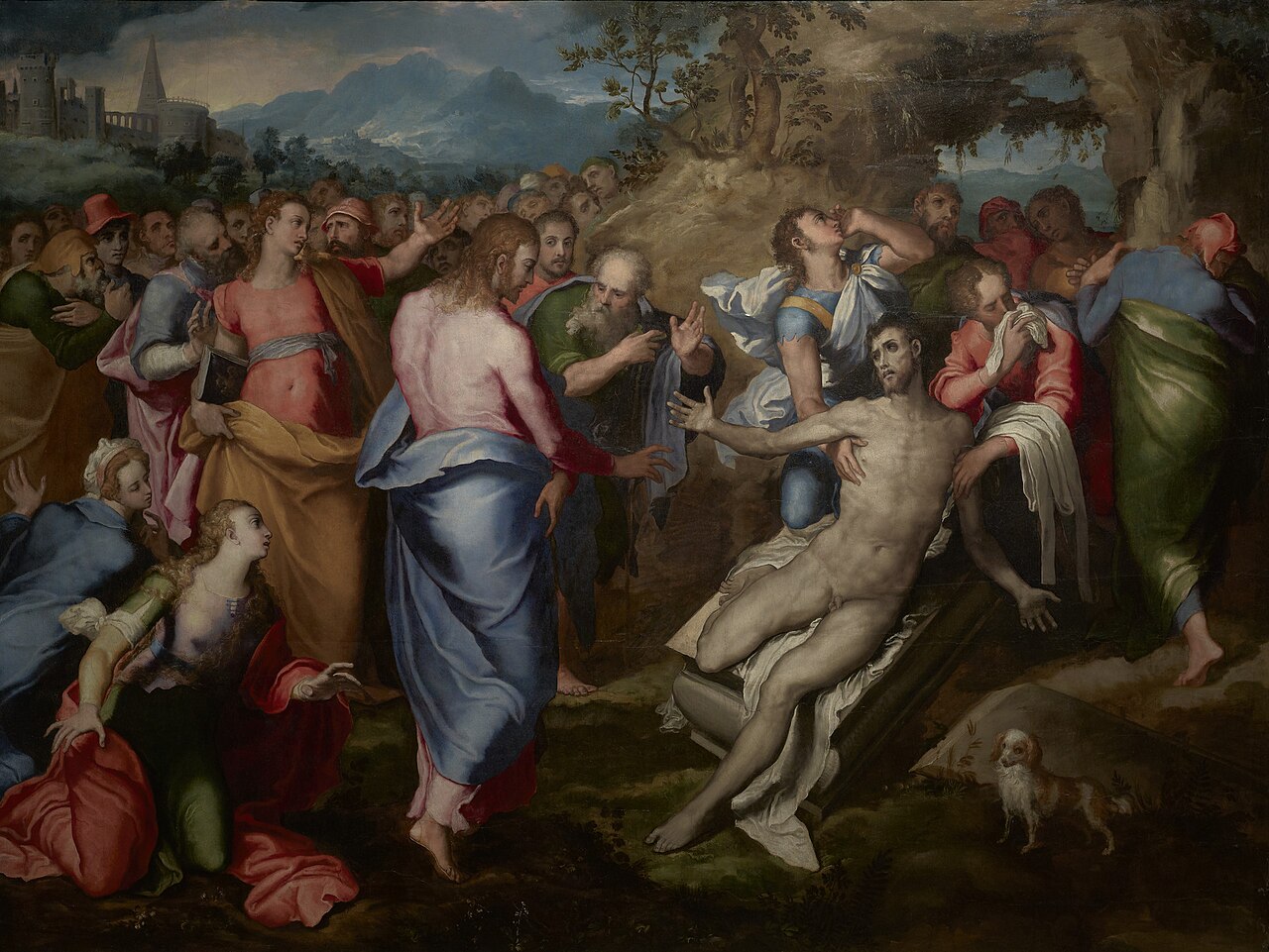 The Resurrection of Lazaru by Marco Pino