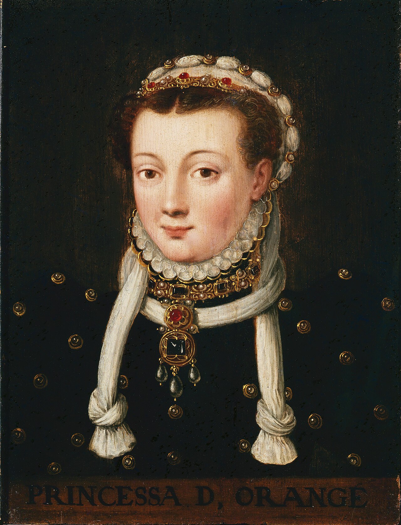 Portrait of Anna van Egmond by Marcus Gheeraerts the Elder