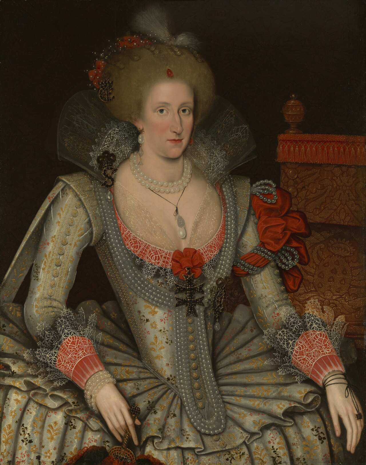 Anne of Denmark (1574-1619) by Marcus Gheeraerts the Younger