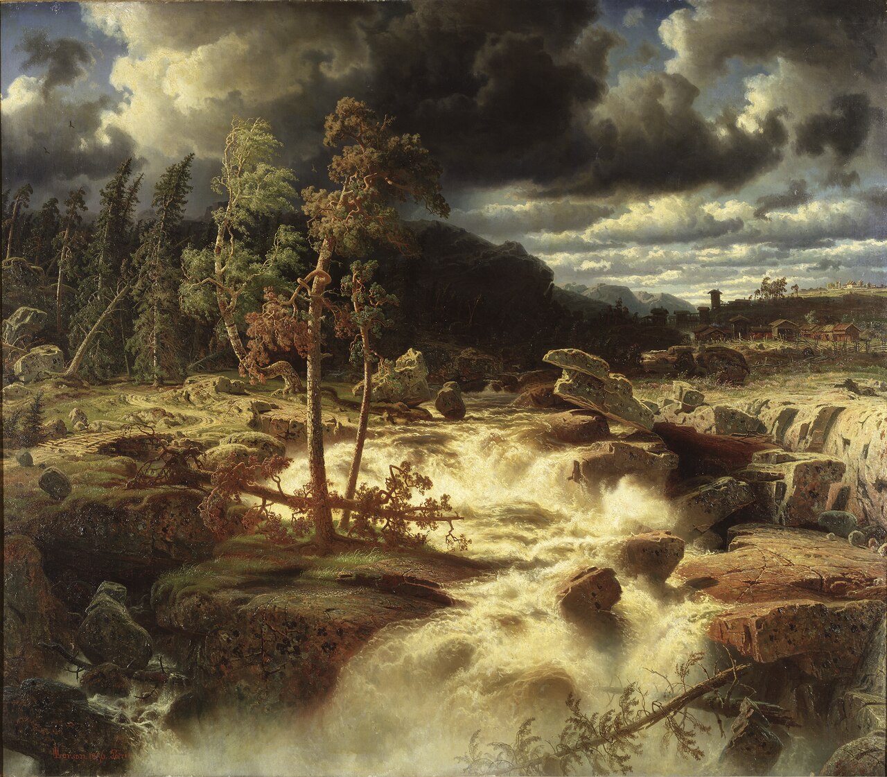 Waterfall in Småland by Marcus Larson