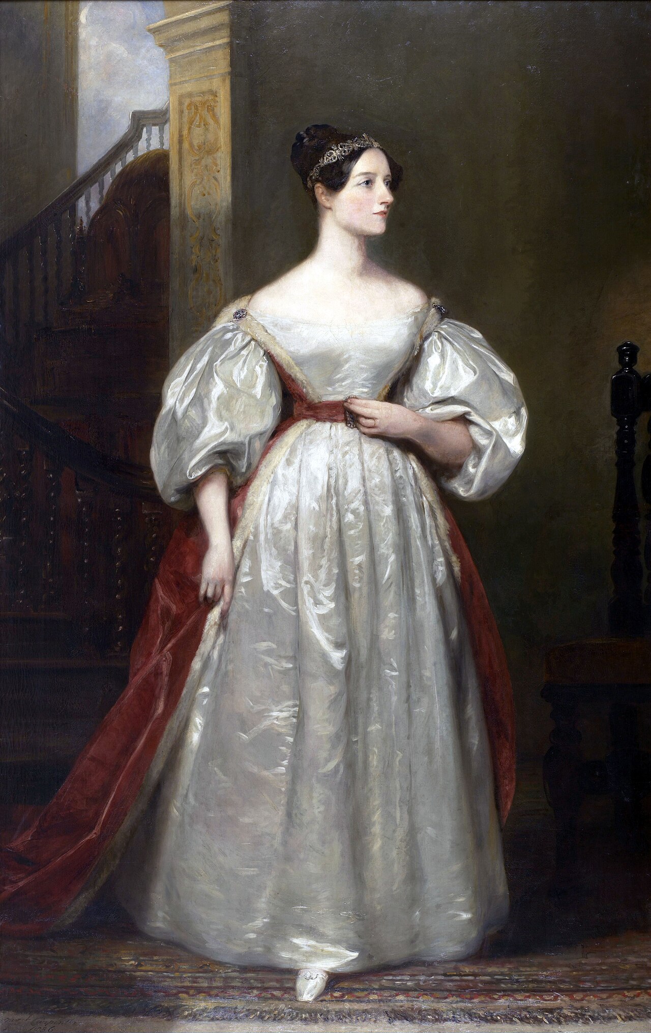 Ada King (1815–1852), Countess of Lovelace, Mathematician, Daughter of Lord Byron by Margaret Sarah Carpenter