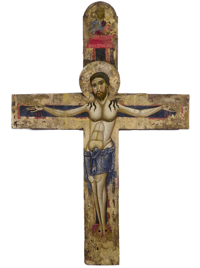 Painted crucifix by Margaritone d'Arezzo